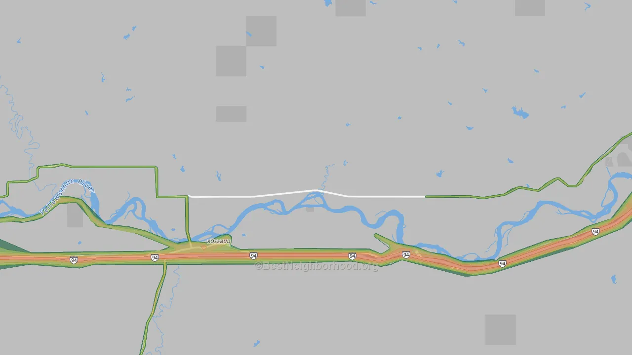 59347, MT Map of Noise Levels in 59347