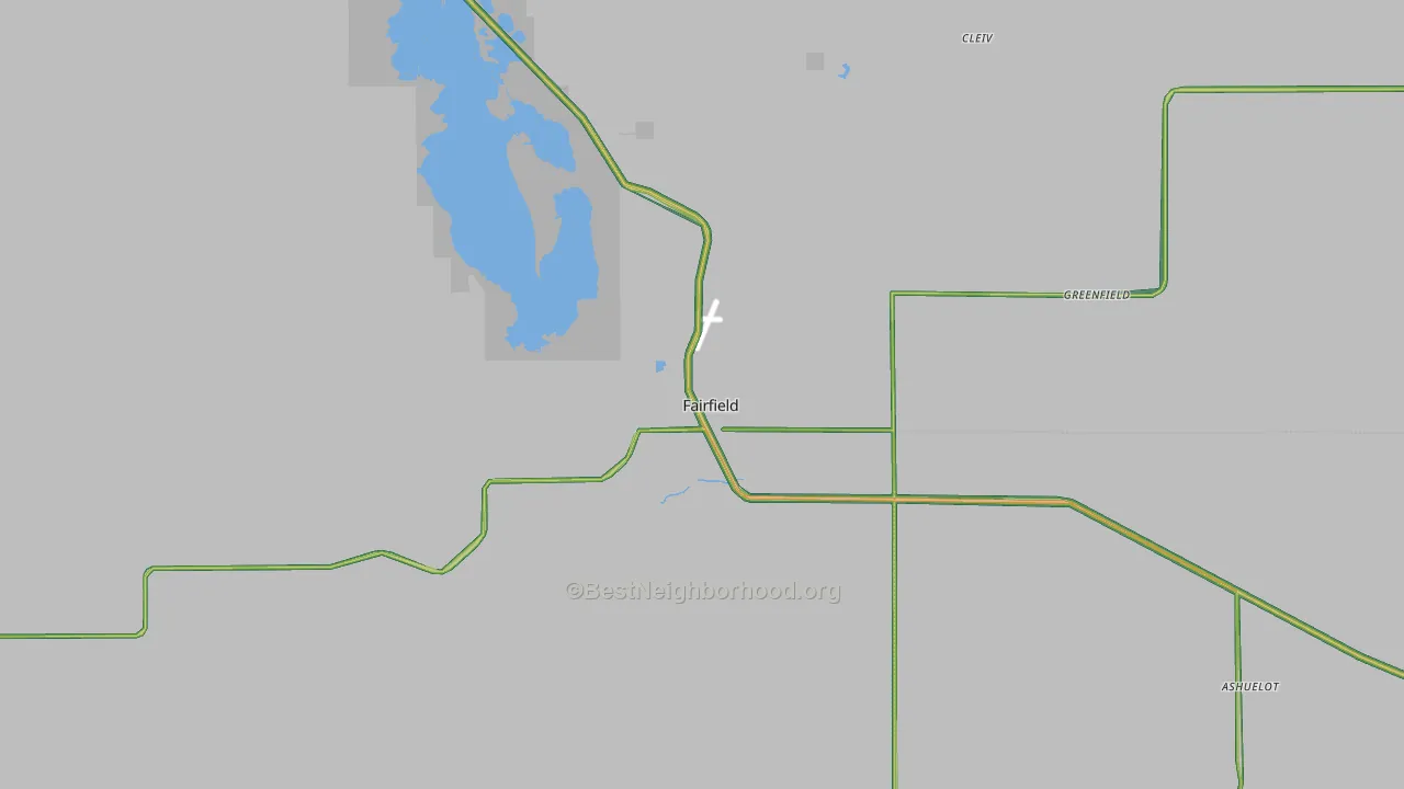 59436, MT Map of Noise Levels in 59436