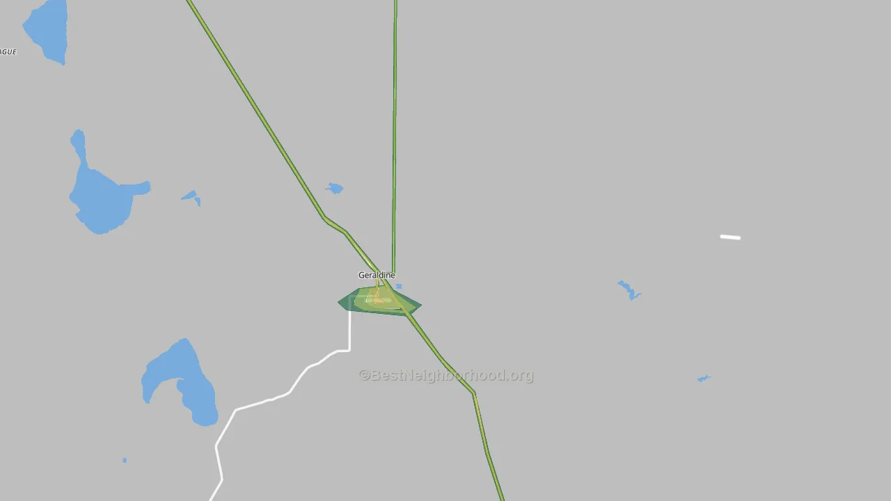 59446, MT Map of Noise Levels in 59446