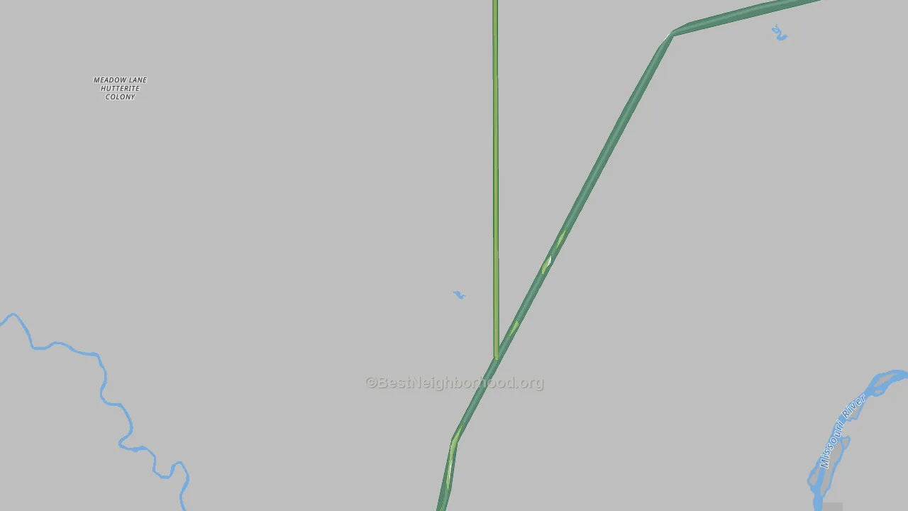 59460, MT Map of Noise Levels in 59460