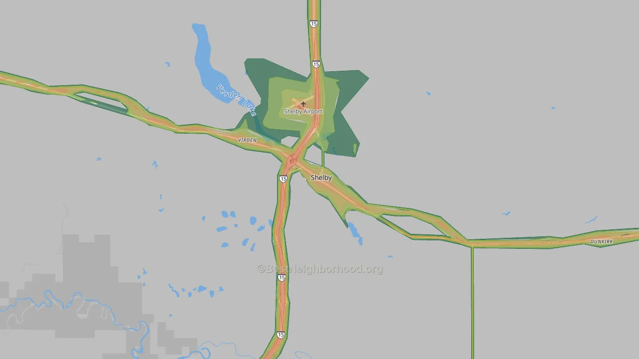 59474, MT Map of Noise Levels in 59474