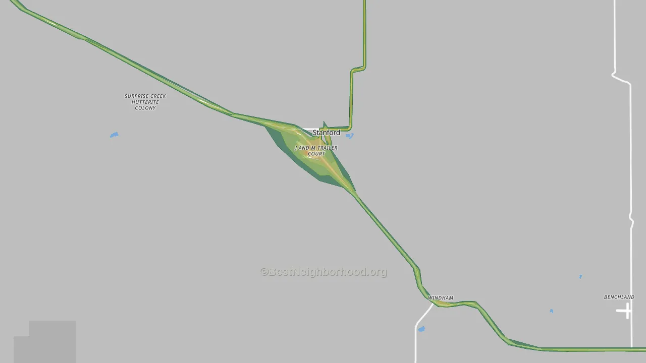 59479, MT Map of Noise Levels in 59479