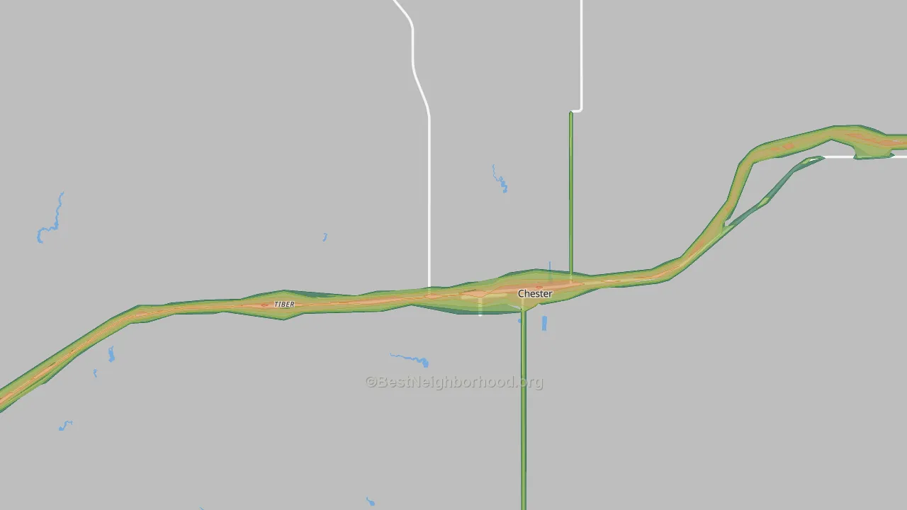 59522, MT Map of Noise Levels in 59522