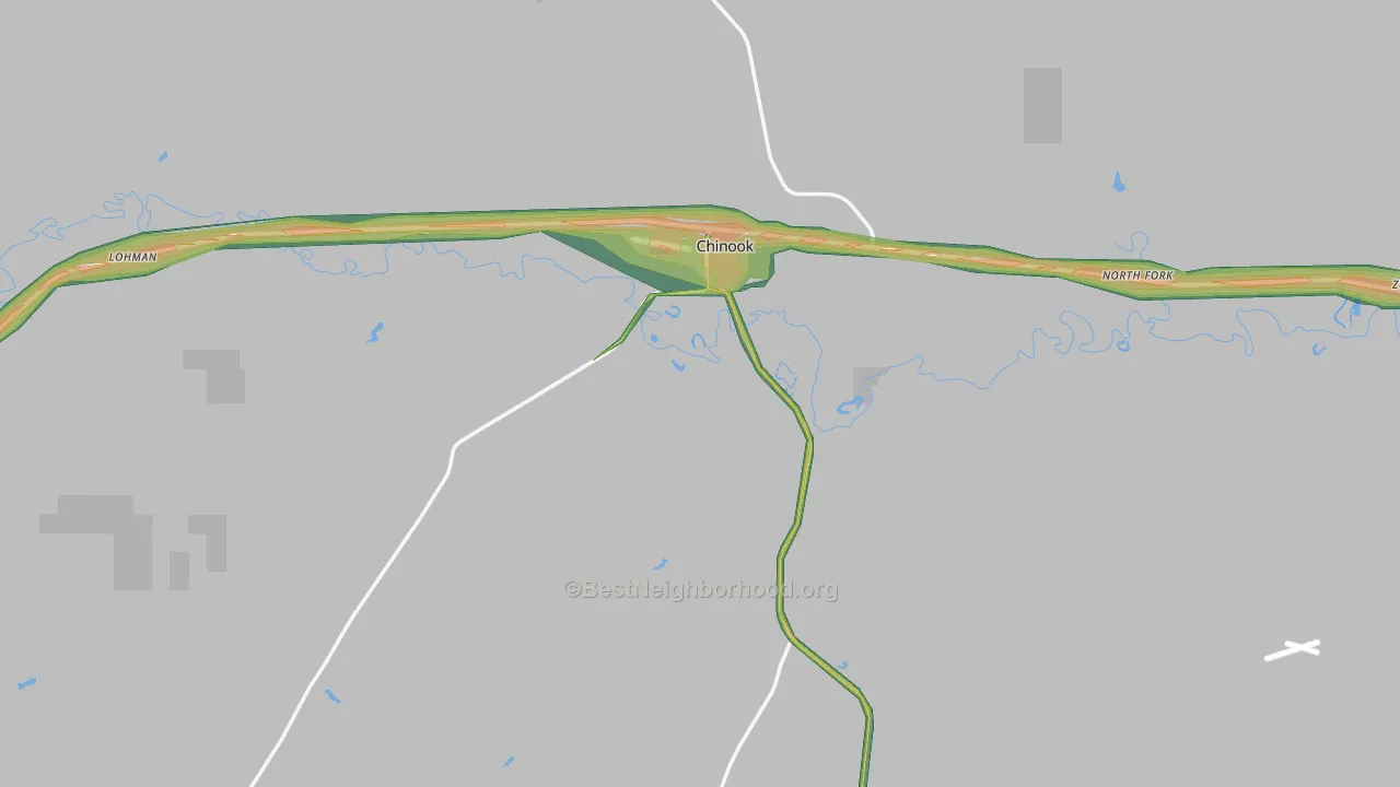 59523, MT Map of Noise Levels in 59523