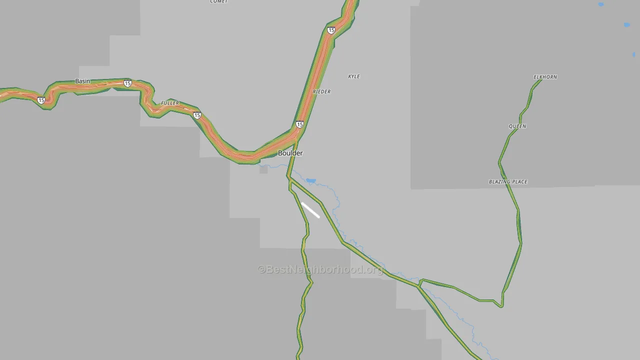 59632, MT Map of Noise Levels in 59632