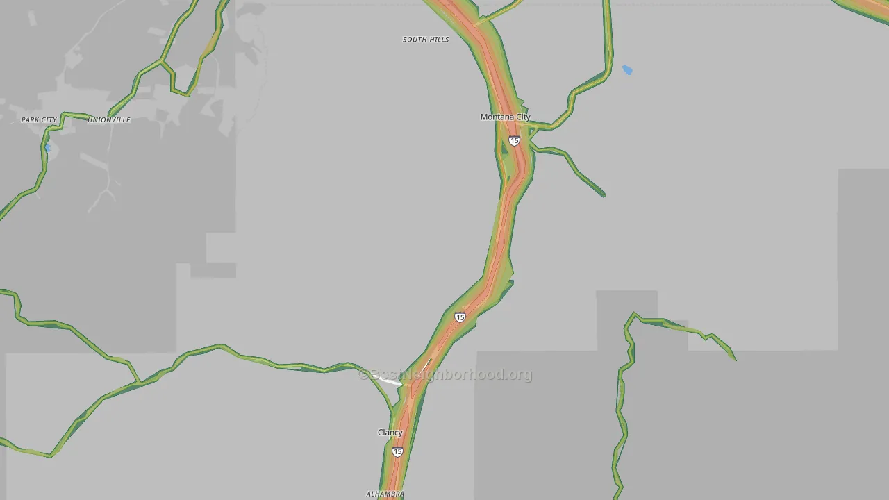 59634, MT Map of Noise Levels in 59634