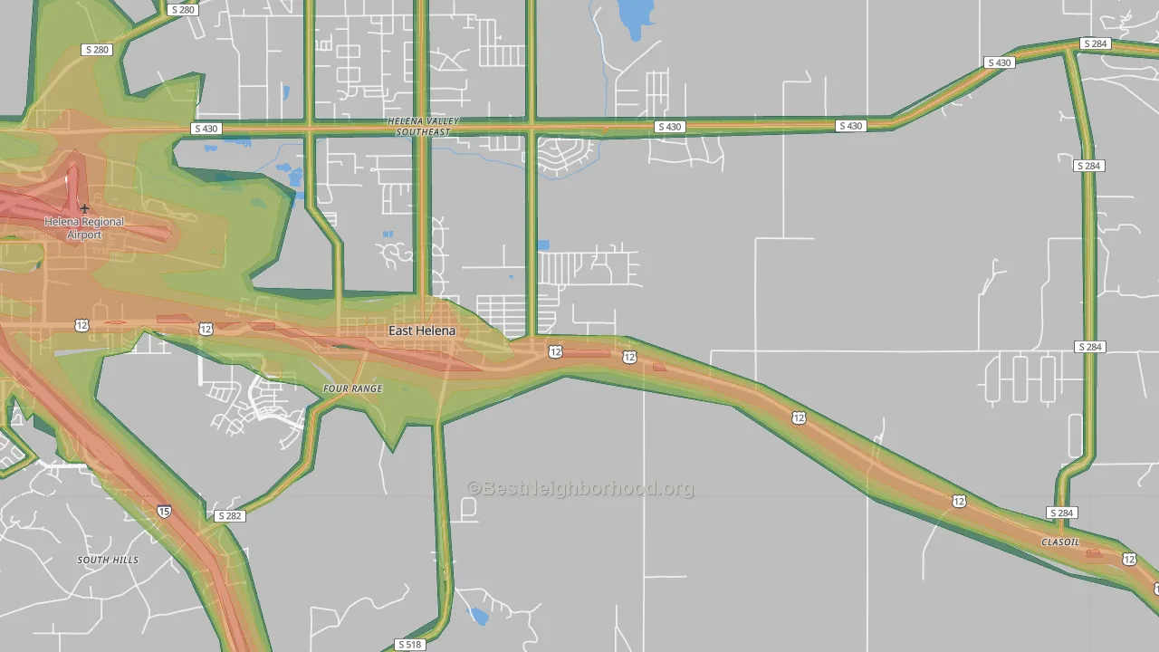 59635, MT Map of Noise Levels in 59635