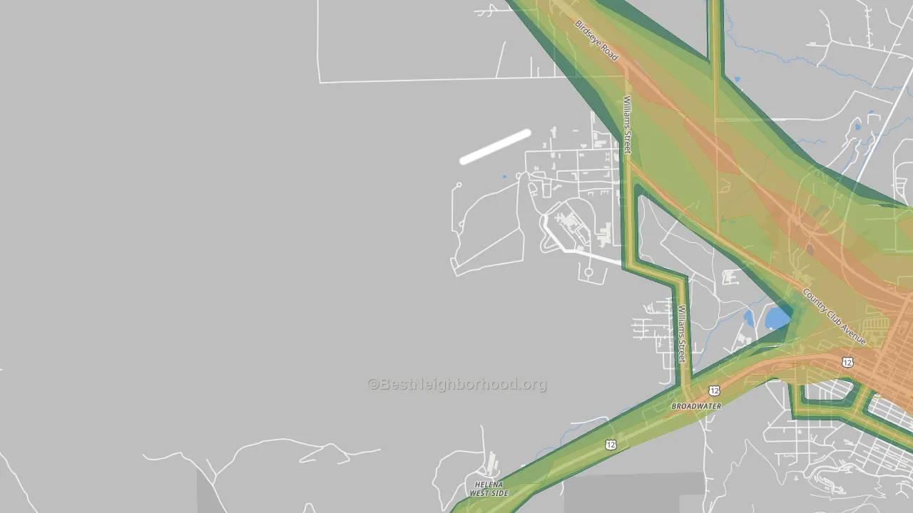 59636, MT Map of Noise Levels in 59636