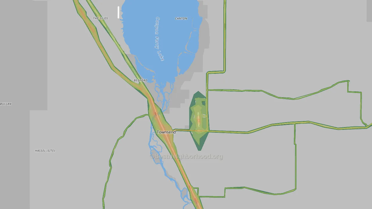 59644, MT Map of Noise Levels in 59644