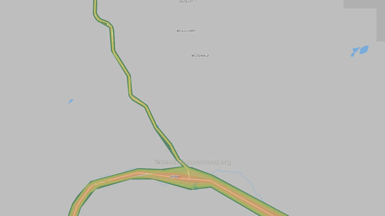 59713, MT Map of Noise Levels in 59713