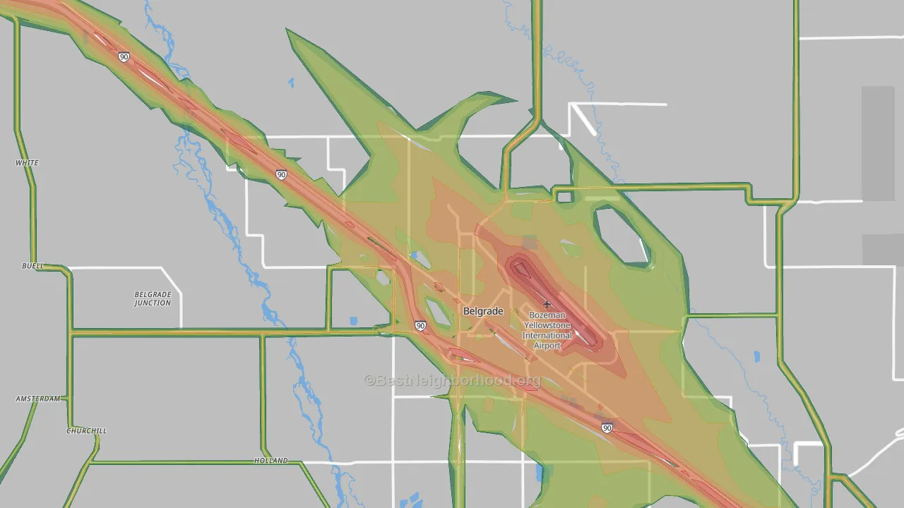 59714, MT Map of Noise Levels in 59714