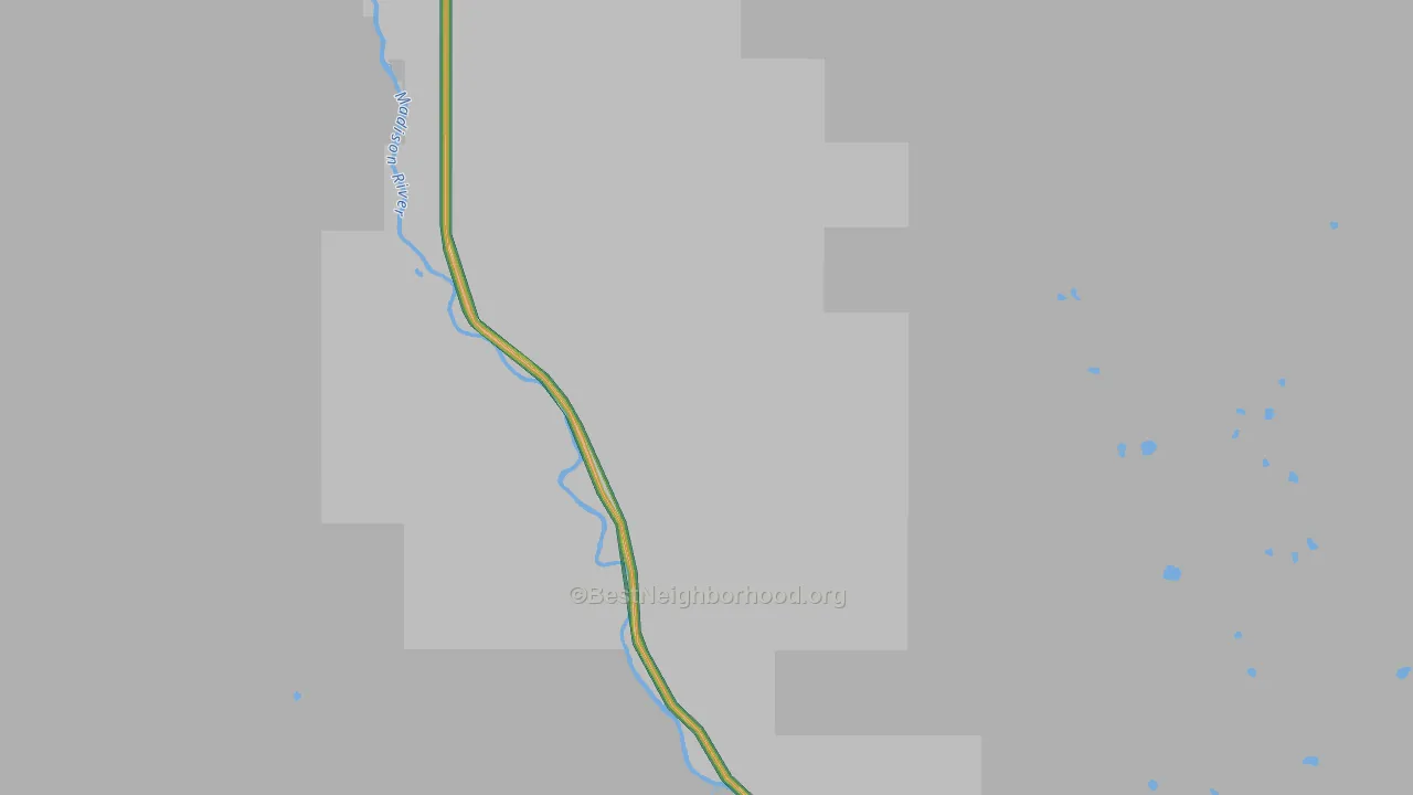 59720, MT Map of Noise Levels in 59720