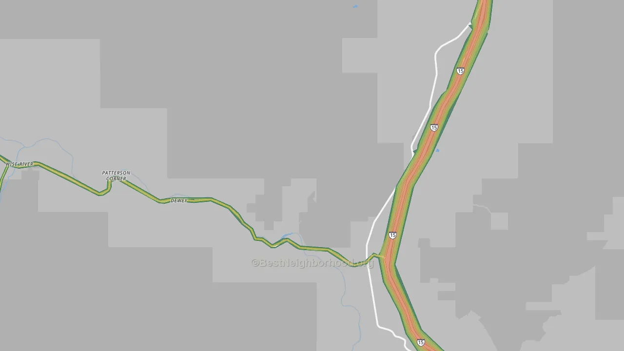 59727, MT Map of Noise Levels in 59727