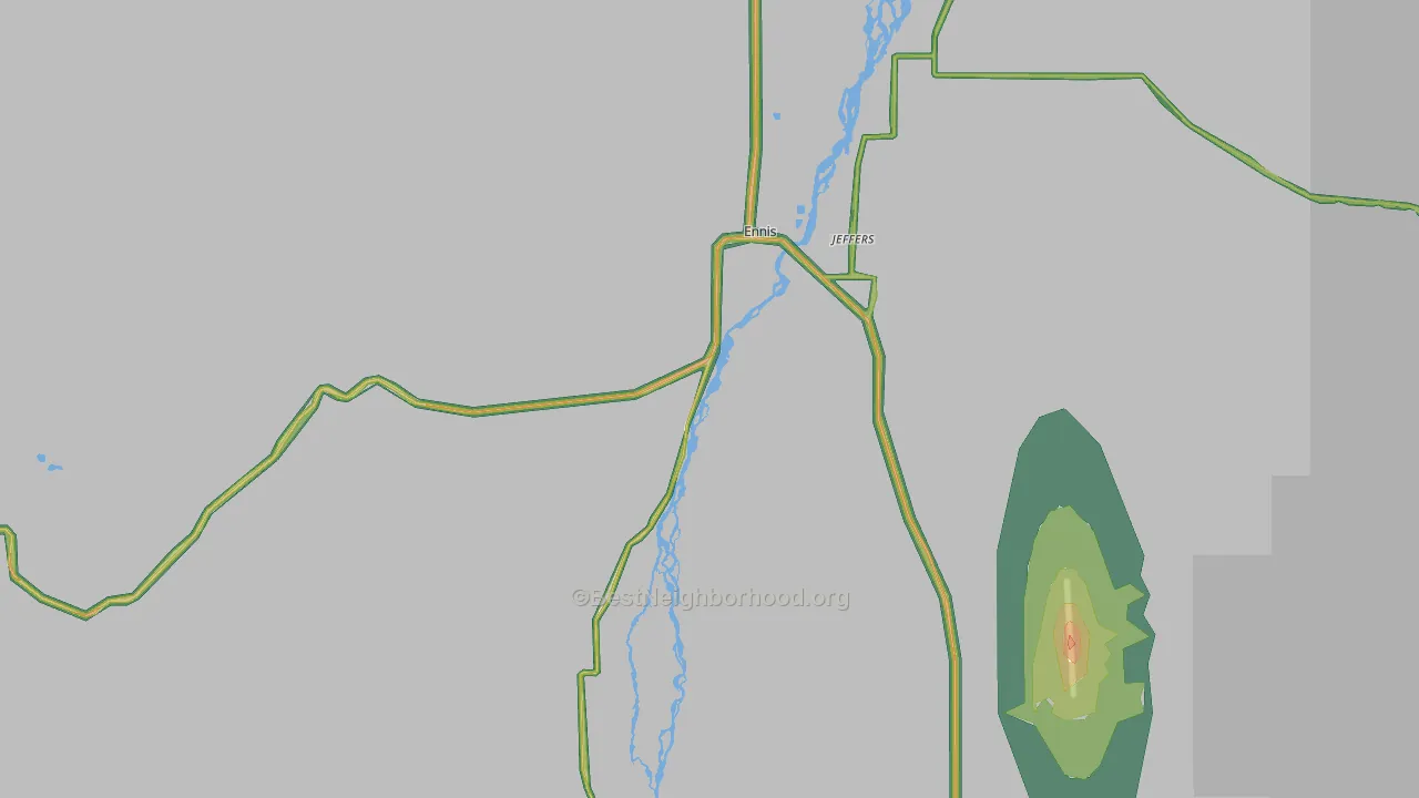 59729, MT Map of Noise Levels in 59729