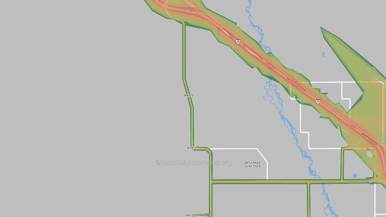 59741, MT Map of Noise Levels in 59741