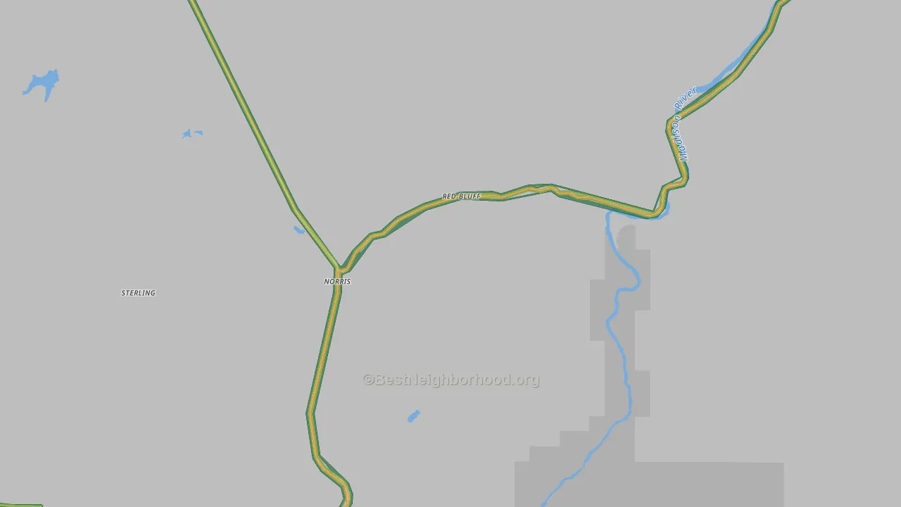 59745, MT Map of Noise Levels in 59745