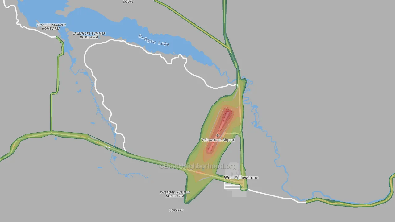 59758, MT Map of Noise Levels in 59758