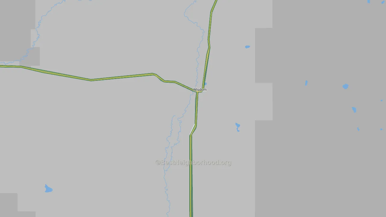 59761, MT Map of Noise Levels in 59761