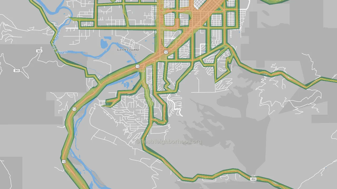 59803, MT Map of Noise Levels in 59803