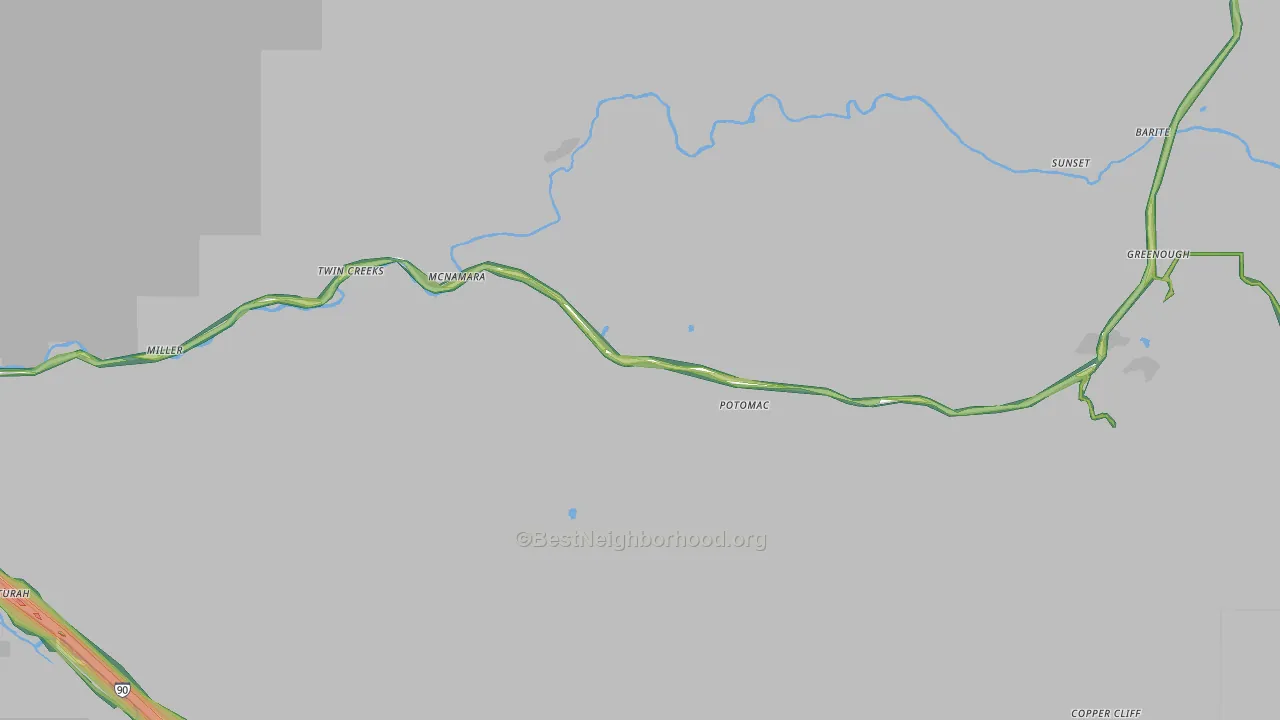59823, MT Map of Noise Levels in 59823