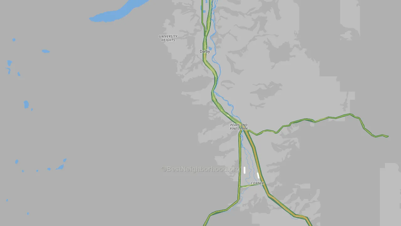 59829, MT Map of Noise Levels in 59829