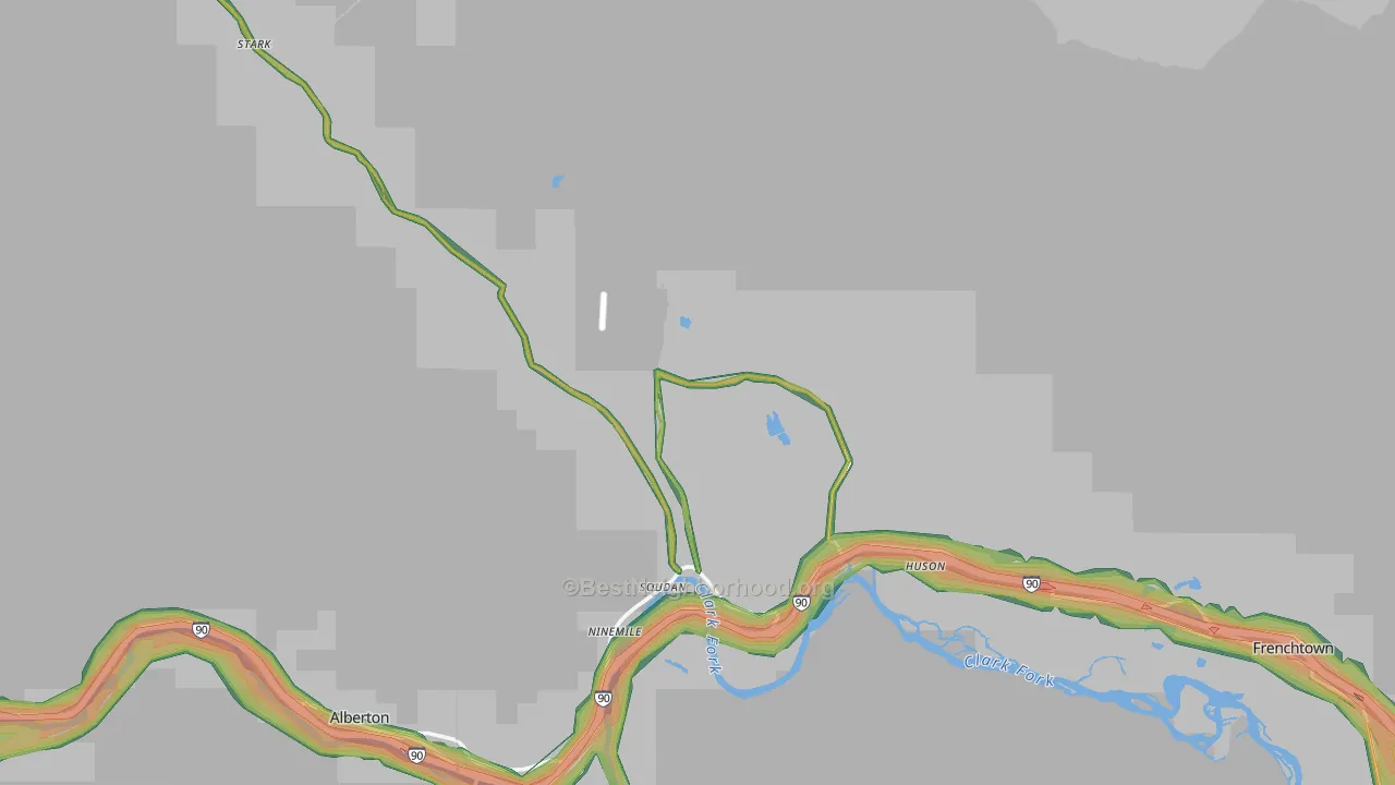 59846, MT Map of Noise Levels in 59846