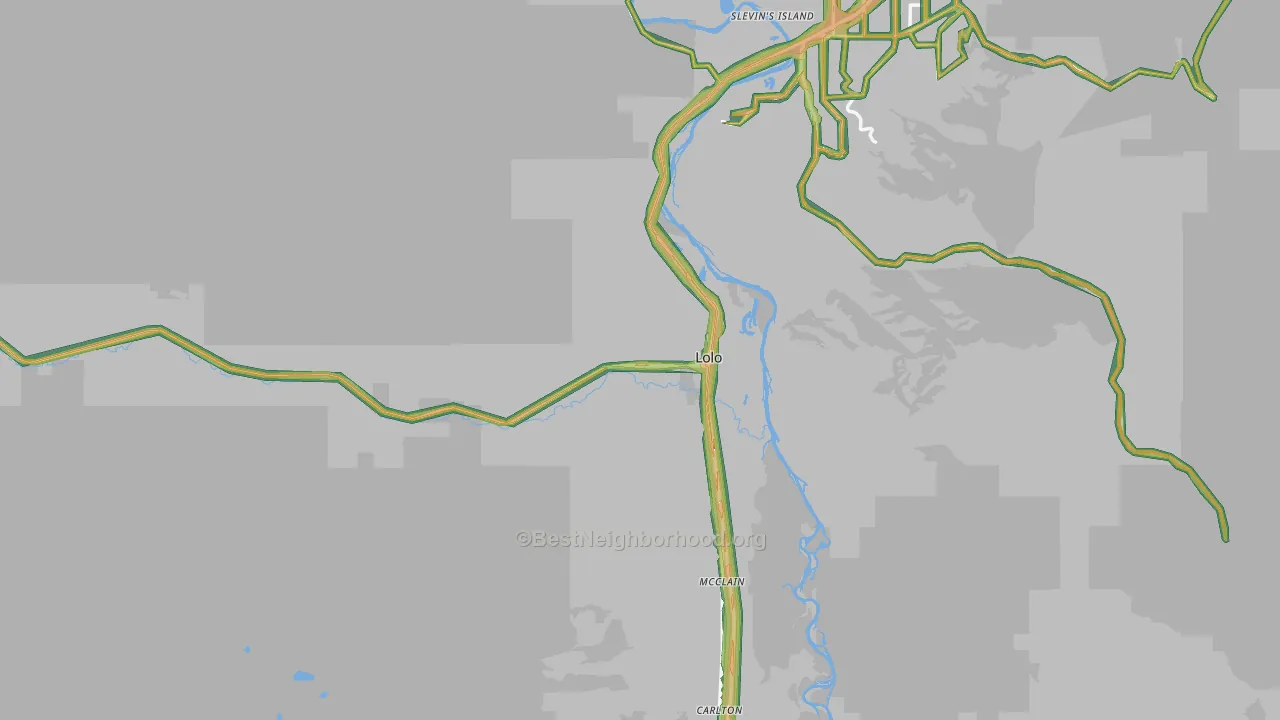 59847, MT Map of Noise Levels in 59847