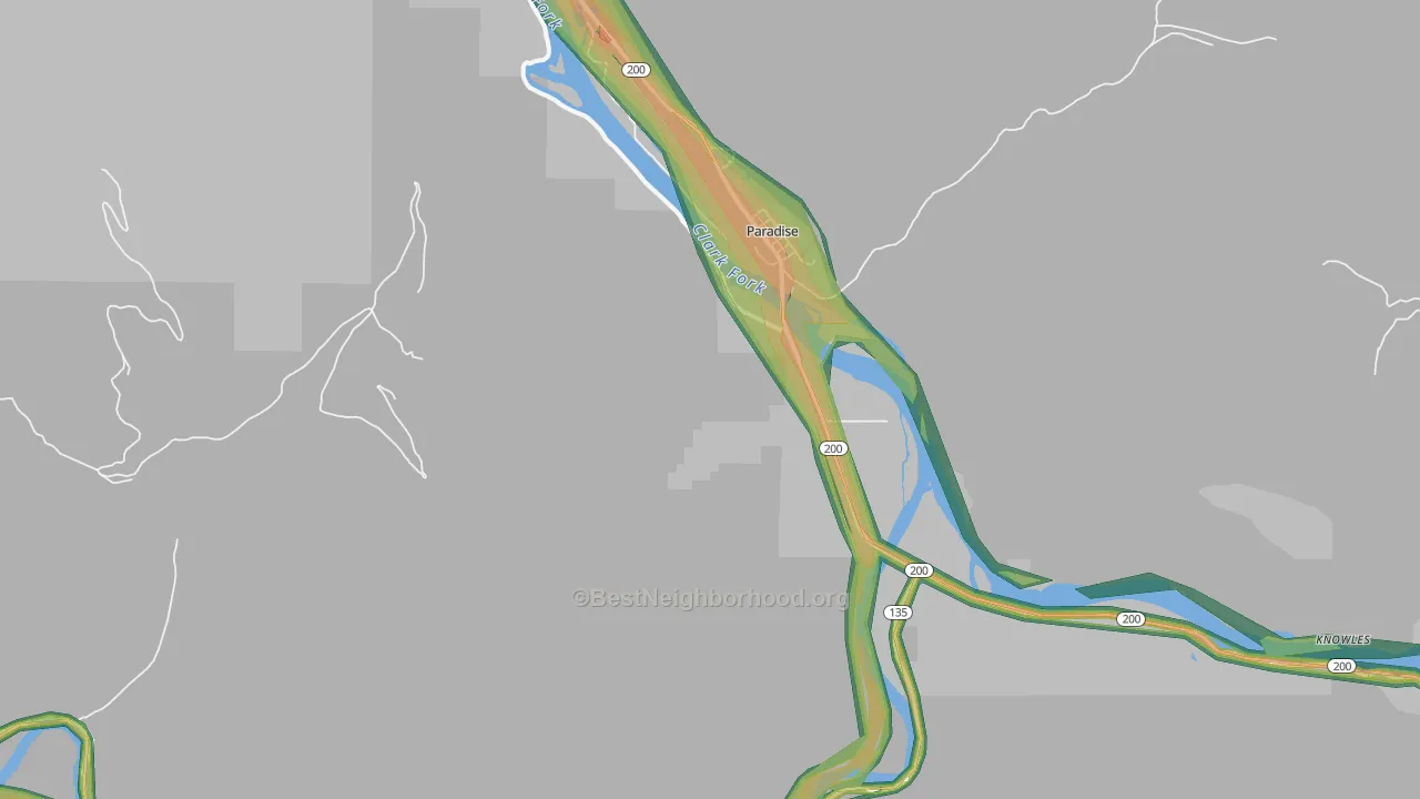 59856, MT Map of Noise Levels in 59856