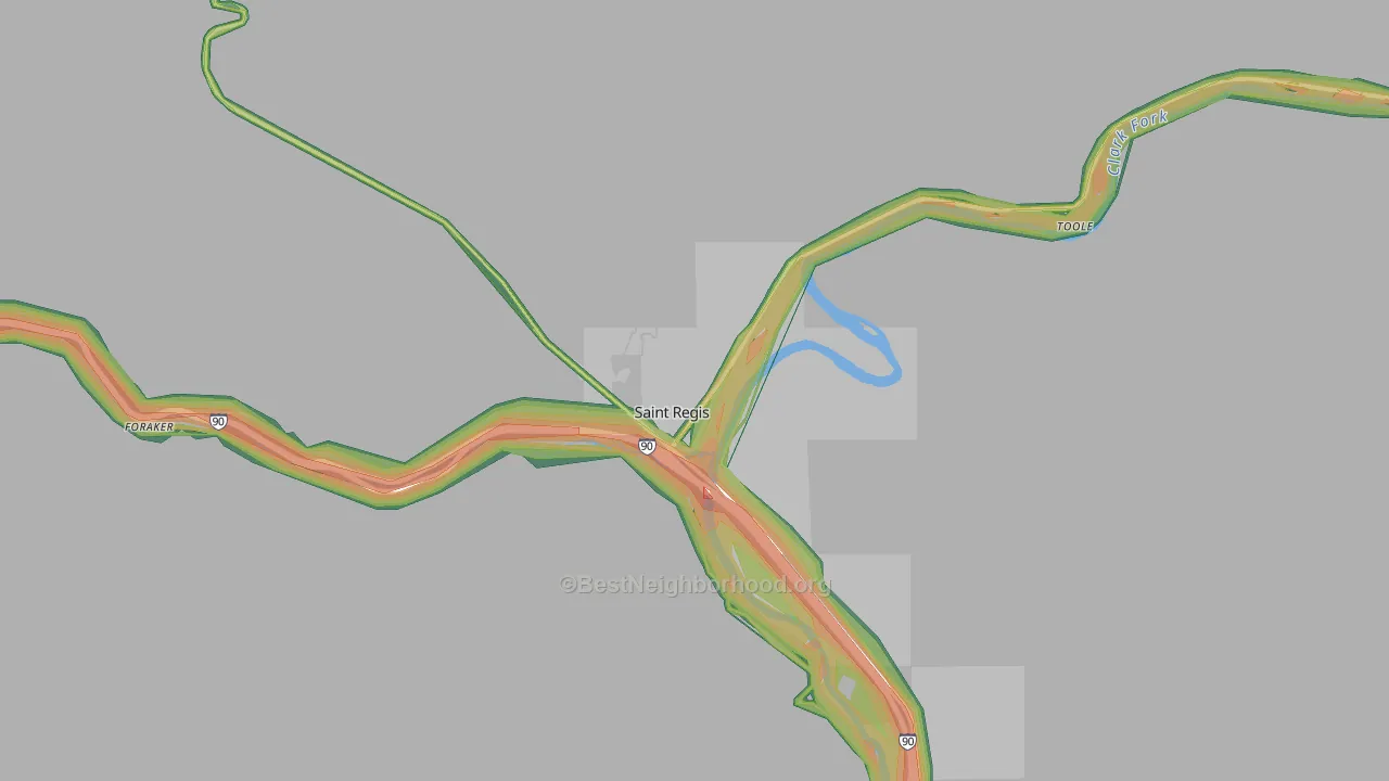 59866, MT Map of Noise Levels in 59866