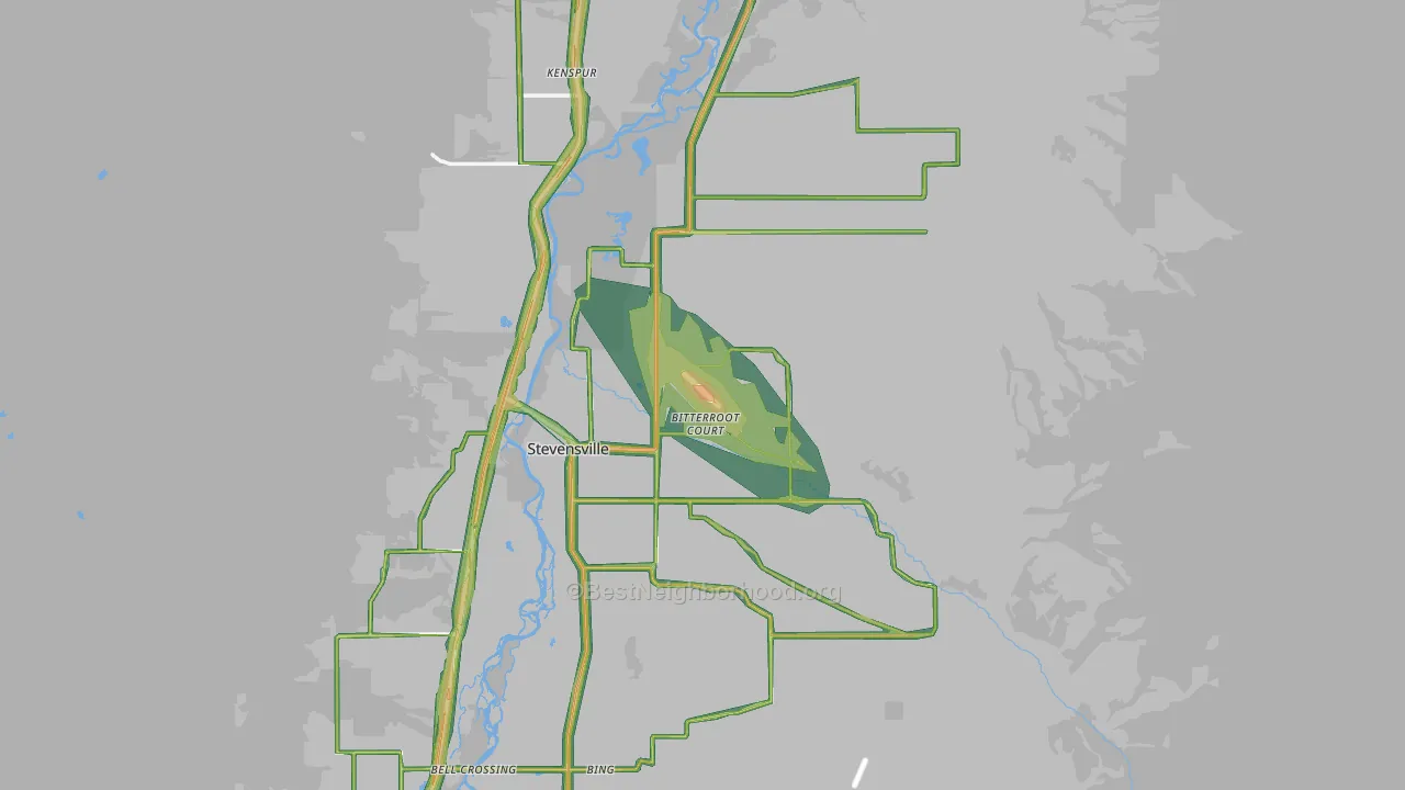 59870, MT Map of Noise Levels in 59870