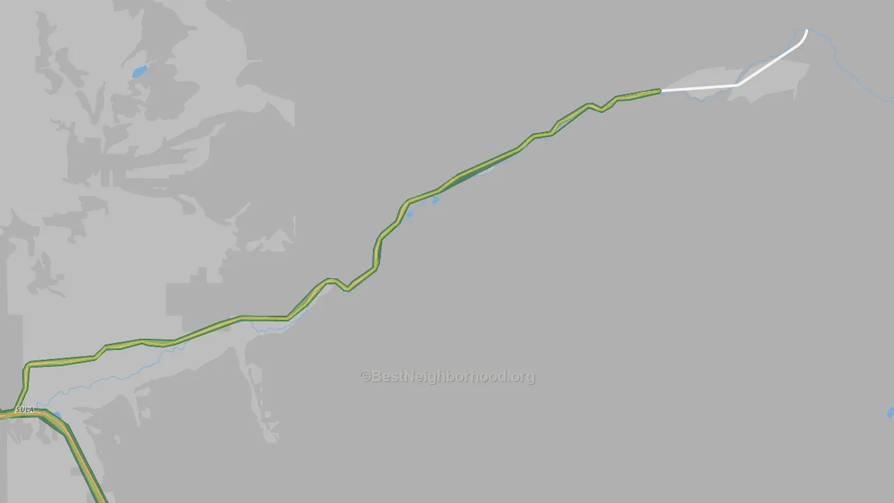 59871, MT Map of Noise Levels in 59871