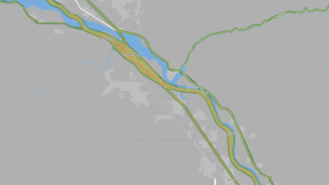59874, MT Map of Noise Levels in 59874