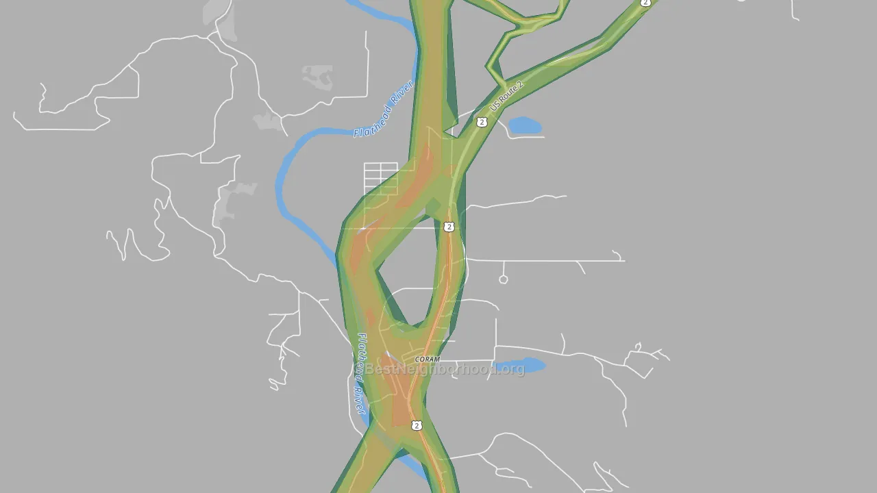 59913, MT Map of Noise Levels in 59913