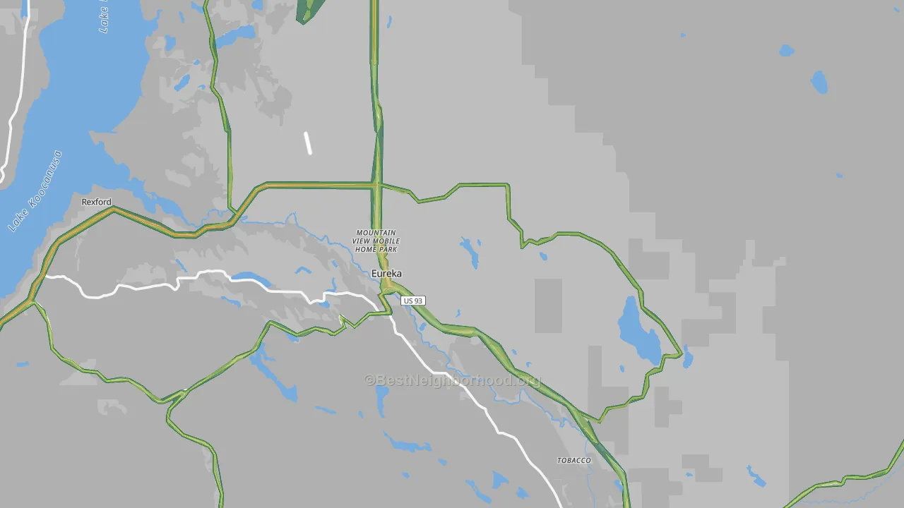 59917, MT Map of Noise Levels in 59917