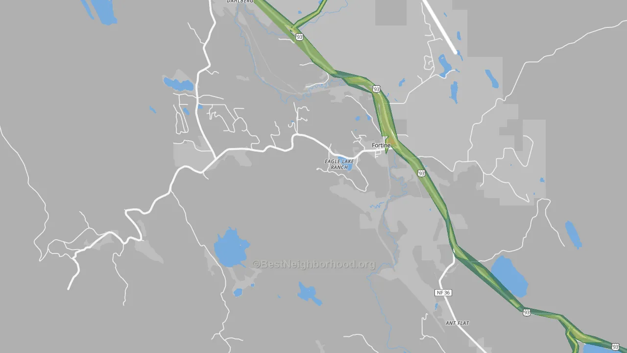 59918, MT Map of Noise Levels in 59918