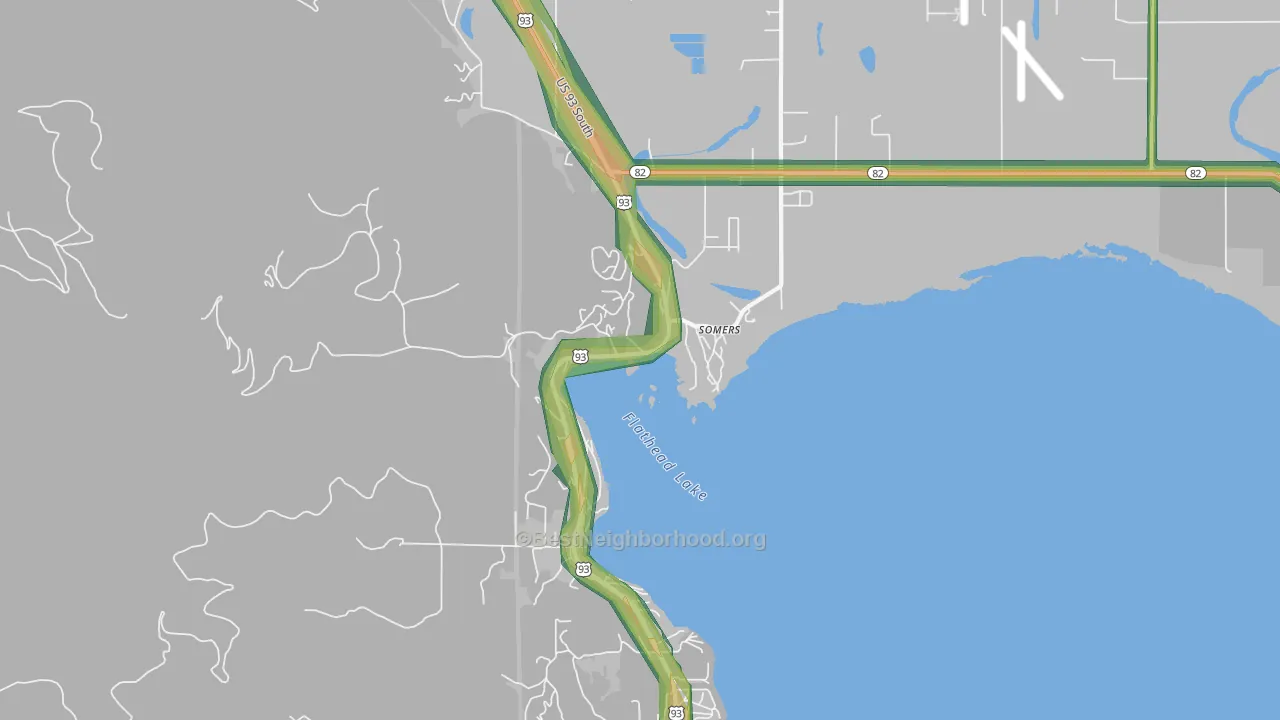 59932, MT Map of Noise Levels in 59932