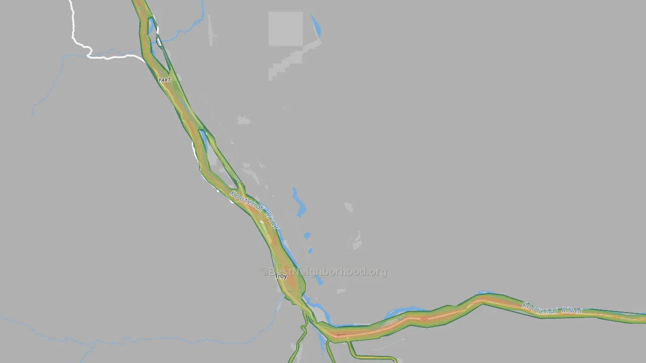 59935, MT Map of Noise Levels in 59935