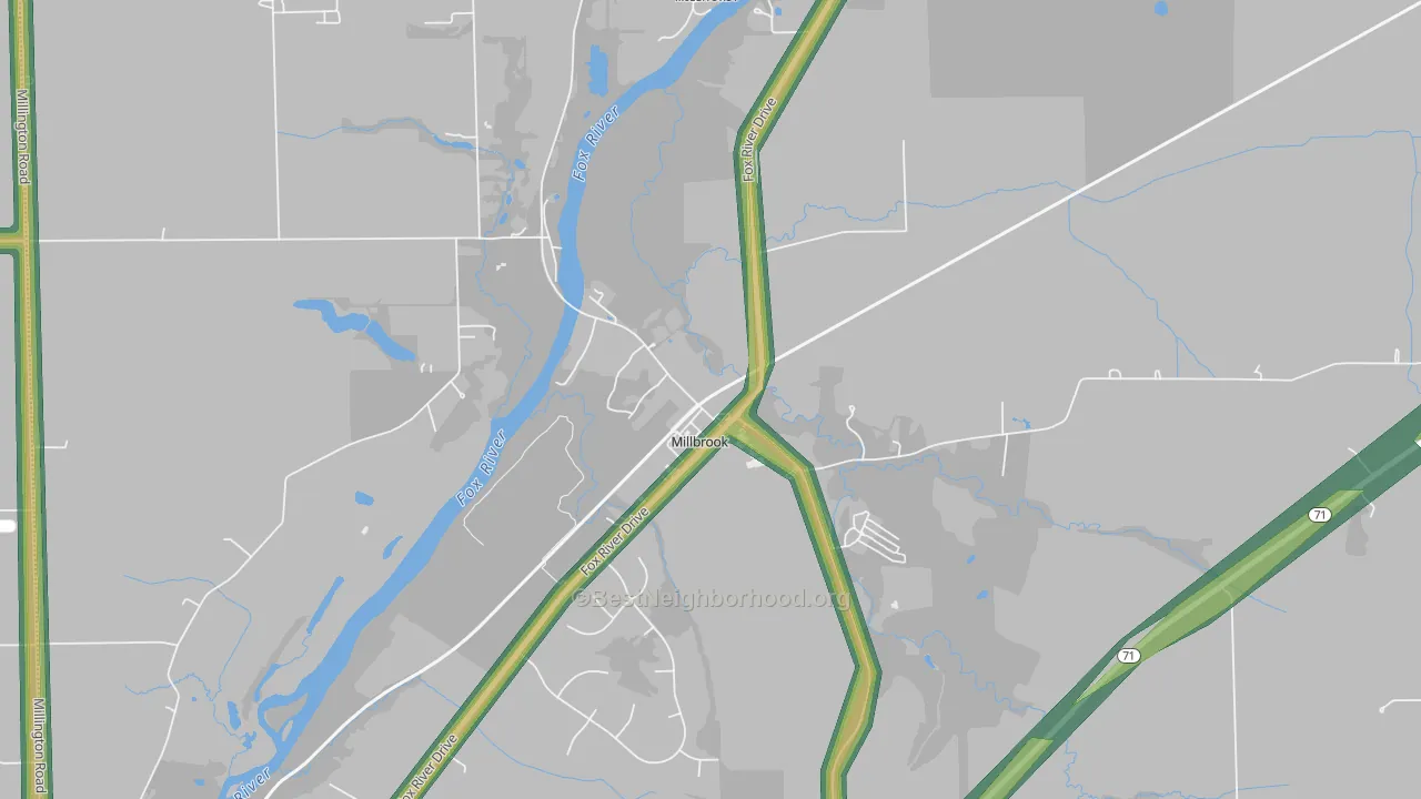 60536, IL Map of Noise Levels in 60536