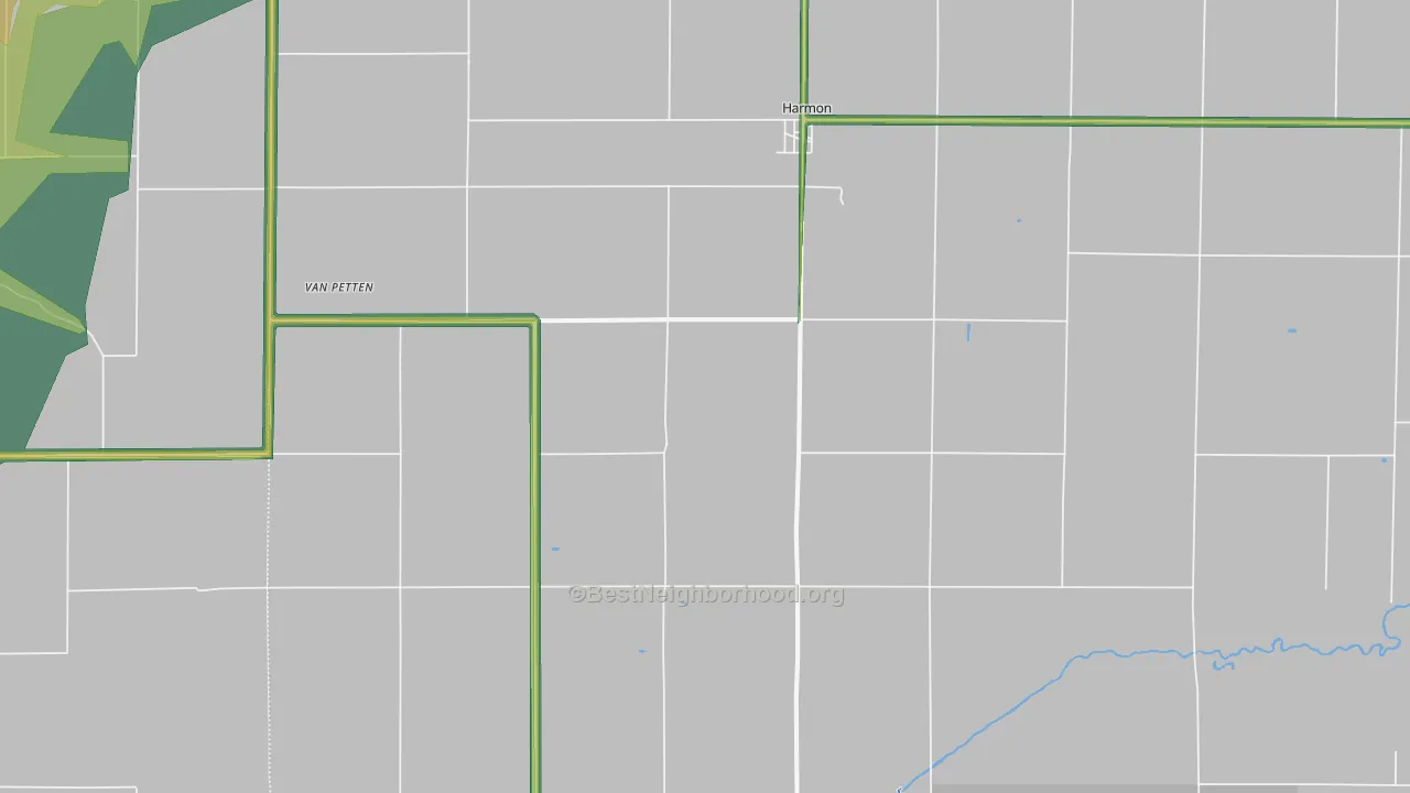 61042, IL Map of Noise Levels in 61042