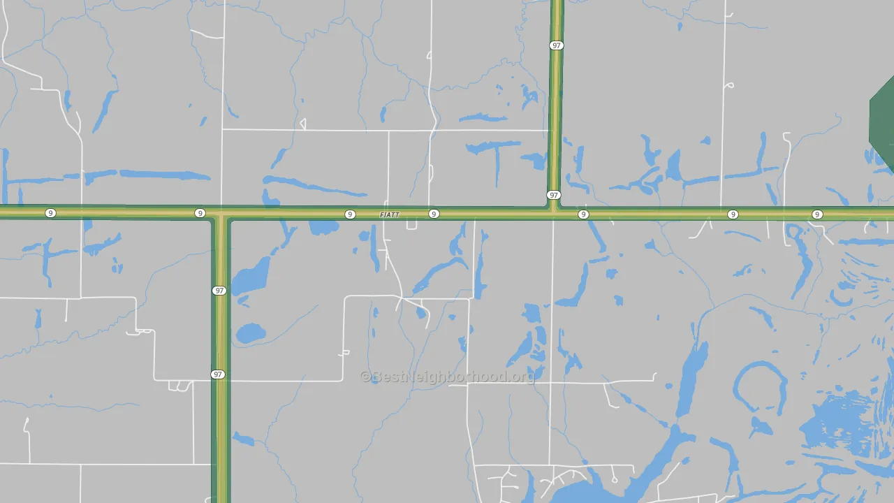 61433, IL Map of Noise Levels in 61433