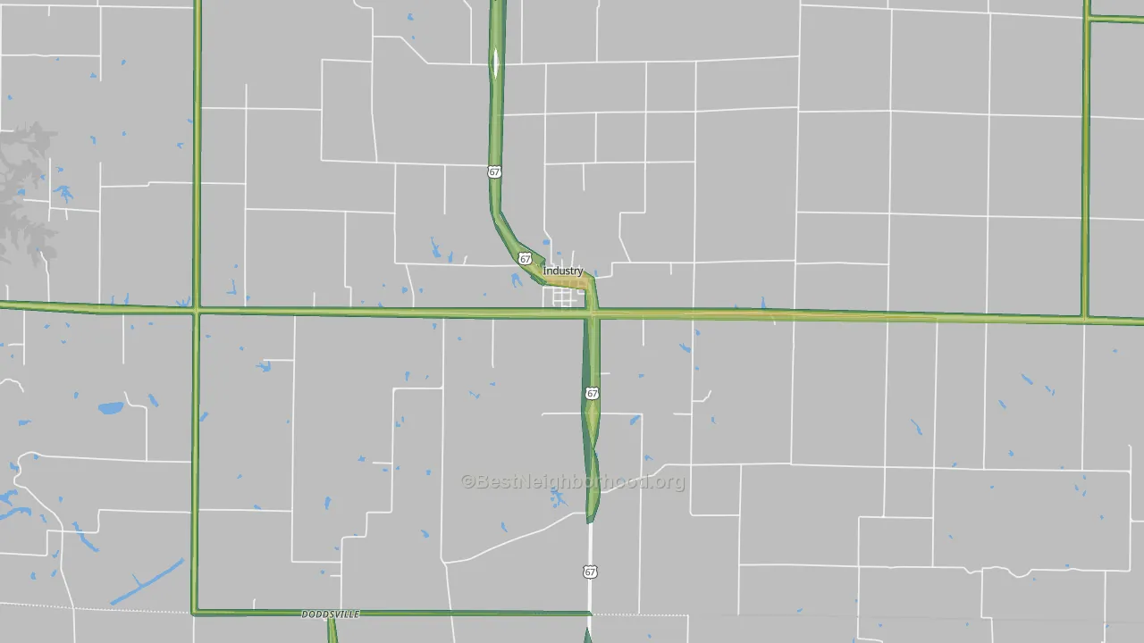 61440, IL Map of Noise Levels in 61440
