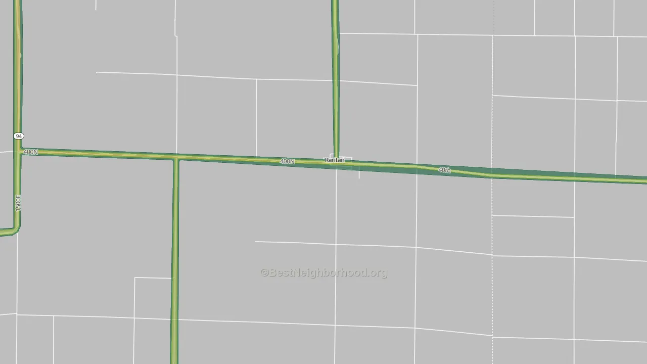61471, IL Map of Noise Levels in 61471