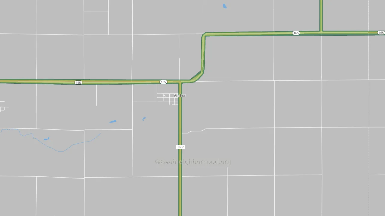 61720, IL Map of Noise Levels in 61720