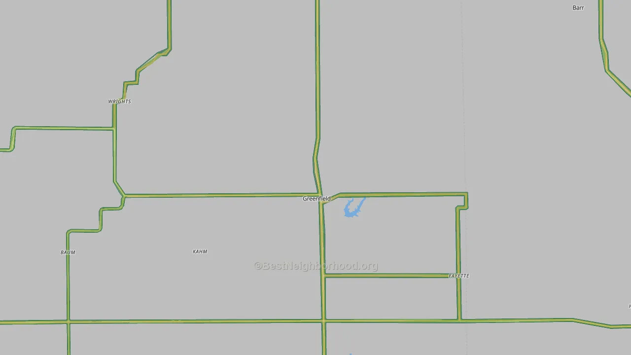 62044, IL Map of Noise Levels in 62044
