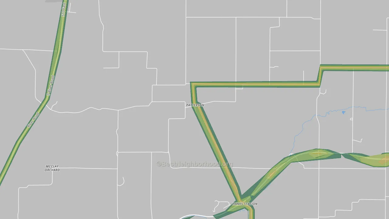 62078, IL Map of Noise Levels in 62078