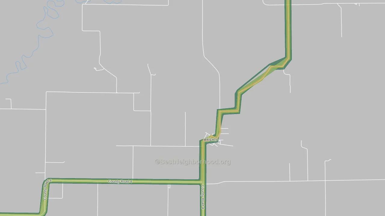 62098, IL Map of Noise Levels in 62098