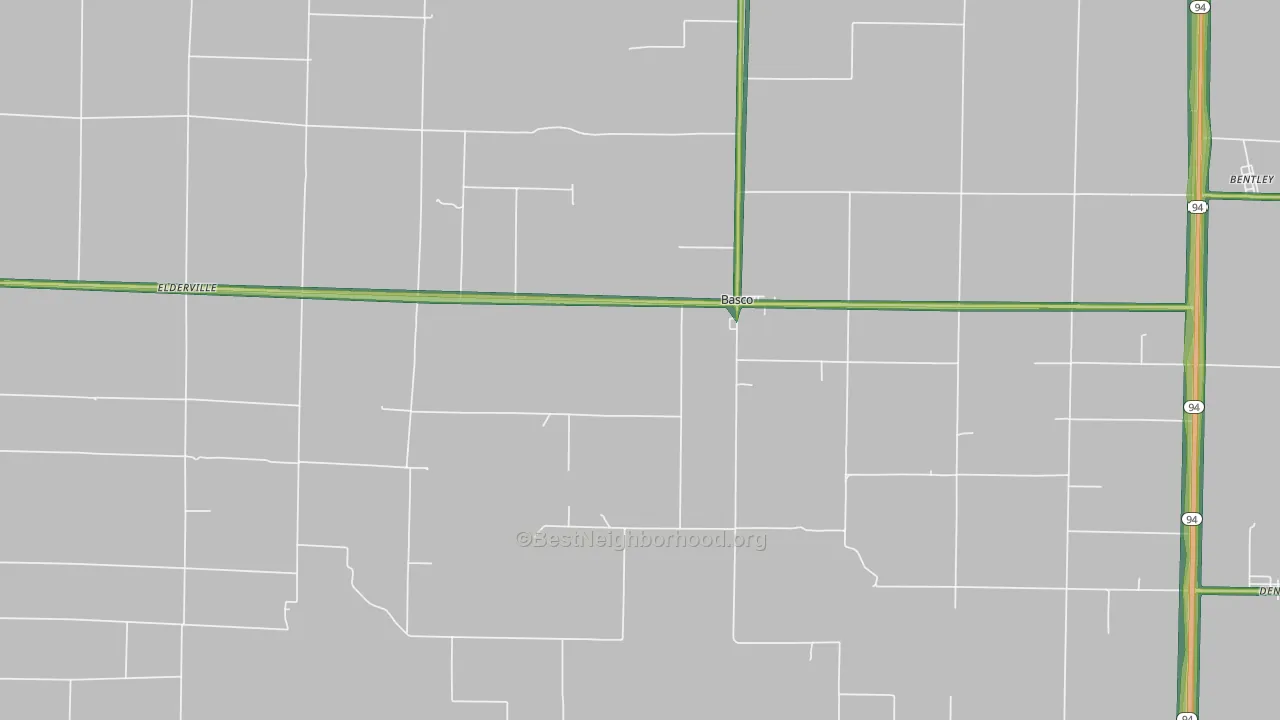 62313, IL Map of Noise Levels in 62313