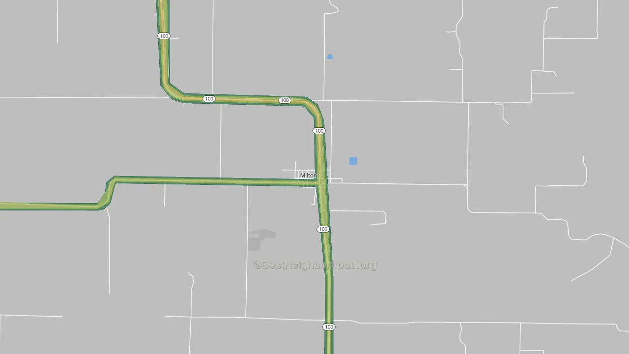 62352, IL Map of Noise Levels in 62352