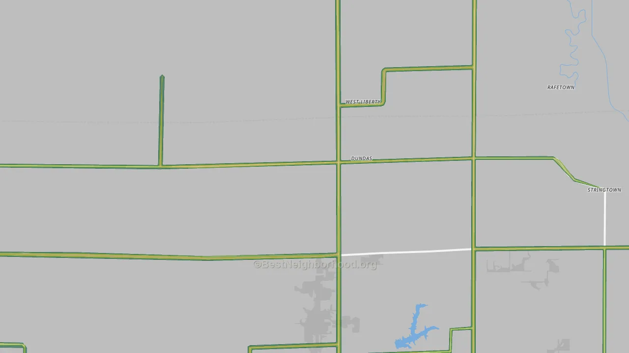 62425, IL Map of Noise Levels in 62425