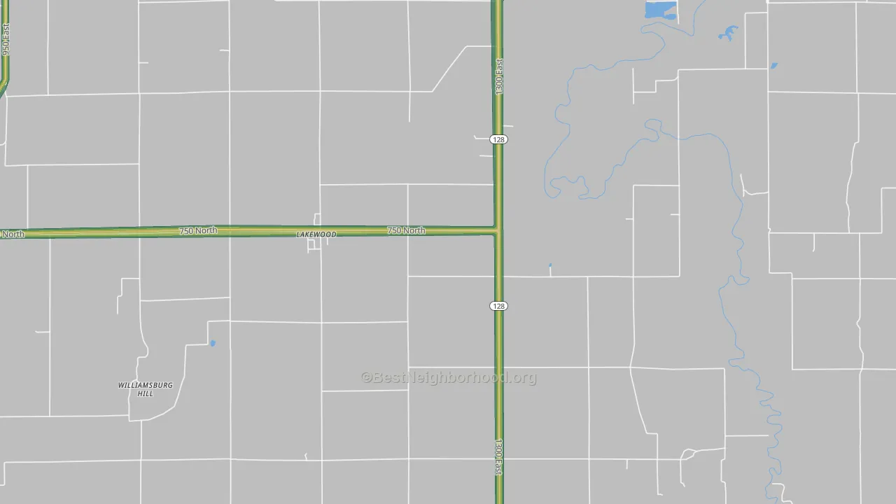 62438, IL Map of Noise Levels in 62438